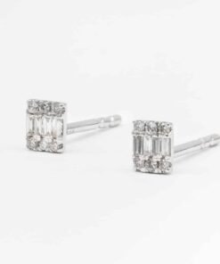 Mondevio Silver Bead Hoop Earrings