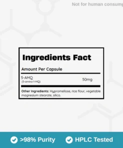 Alternative view of 5-Amino 1 MQ 50mg Capsules