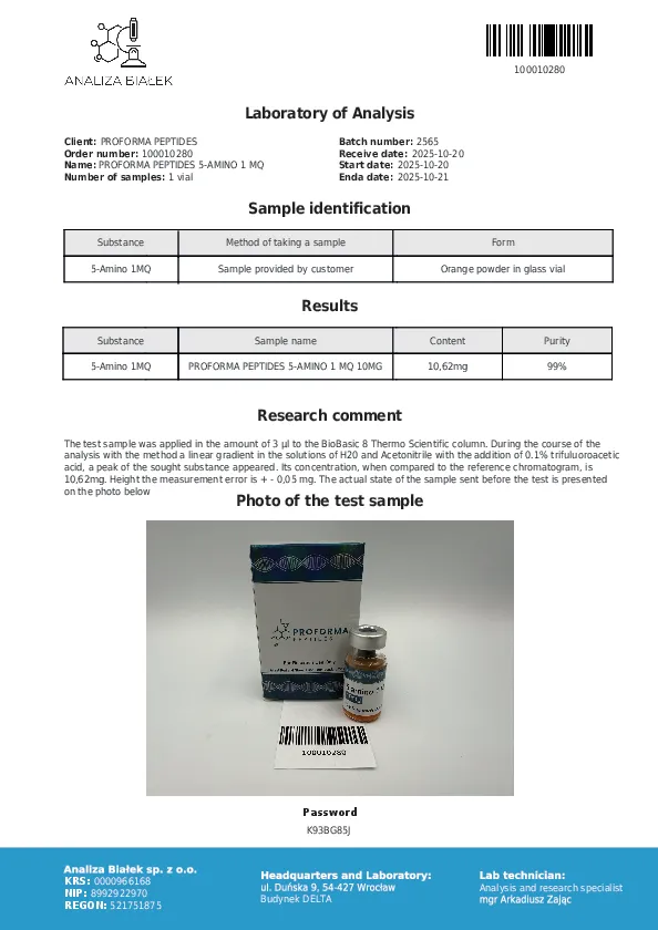 5 Amino 1 MQ 10mg - Image 2