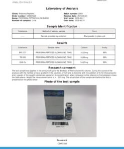 Alternative view of GHK-CU + BPC-157 + TB500 Blend “GLOW BLEND” 70mg