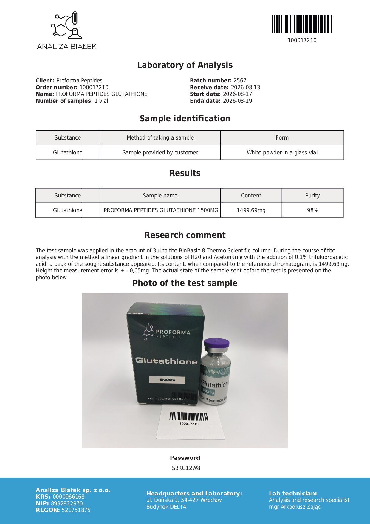 Glutathione 1500mg - Image 2