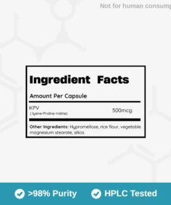 Alternative view of KPV 500mcg